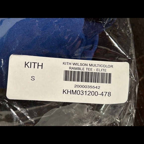 Kith x Wilson Ramble Tee Elite Long Sleeve Wison Graphic T-Shirt Size S - NWT - Picture 15 of 16